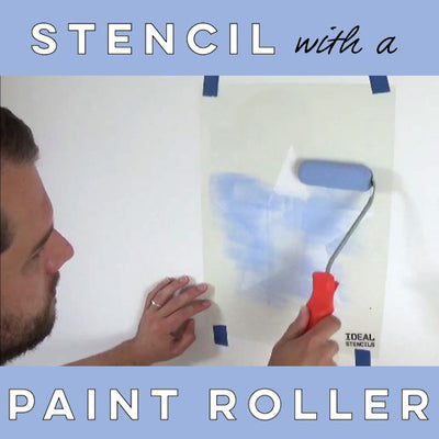 HOW TO STENCIL USING A ROLLER