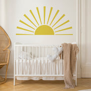 HUGE Golden Sun BOHO Nursery Stencil