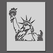 Statue Of Liberty Wall Art Stencil, New York Inspired Painting Stencil