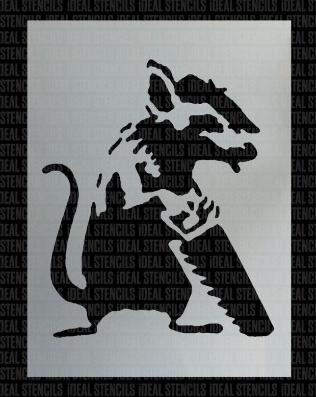 Banksy Sawing Rat