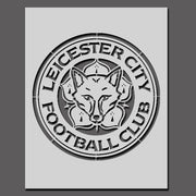 Leicester City Football Club Crest Stencil
