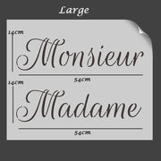 Monsieur Madame Stencil