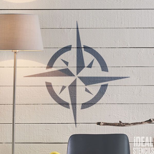 Nautical Star Symbol Stencil
