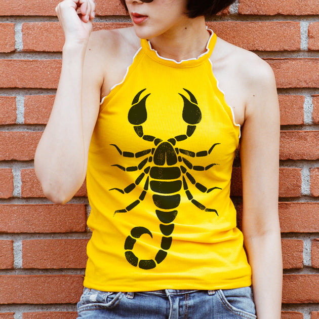 Scorpion Insect Wall Stencil – 13" X 13.3" Reusable Mylar Stencil For Painting, Wood, Fabric, DIY Decor