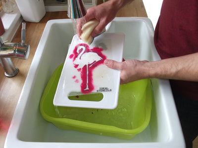 HOW TO CLEAN YOUR STENCIL
