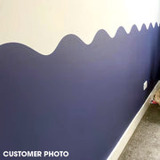 CALM WAVES Wall Border Stencil