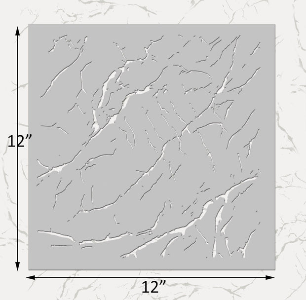 MARBLE VEINS Craft Stencil