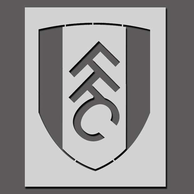 Fulham F.C. Football Crest Stencil