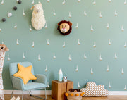 Goose Pattern Nursery Wall Stencil