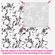 Marble Faux Pattern Stencil
