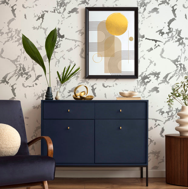 Marble Faux Pattern Stencil