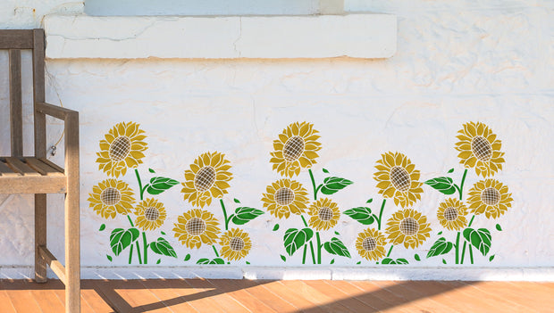 Sunflower Trio Stencil