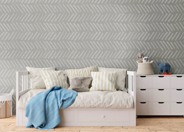 WILLOW Herringbone Pattern Stencil