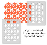 Geometric pattern stencil