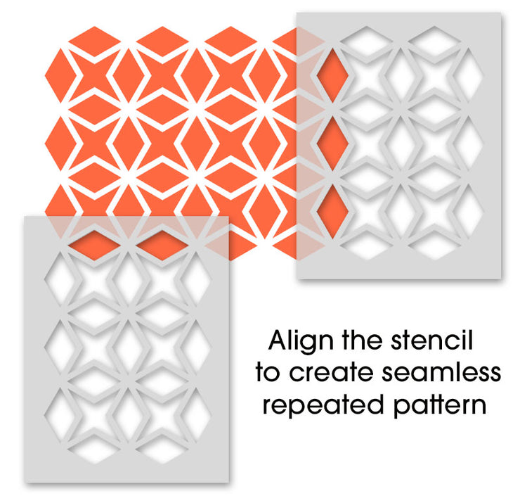 Geometric pattern stencil