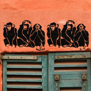 3 Wise Monkeys Stencil