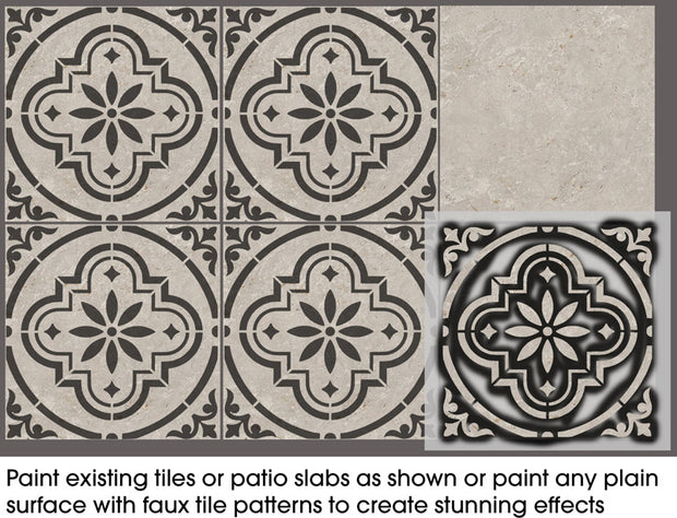Alhambra Tile Stencil