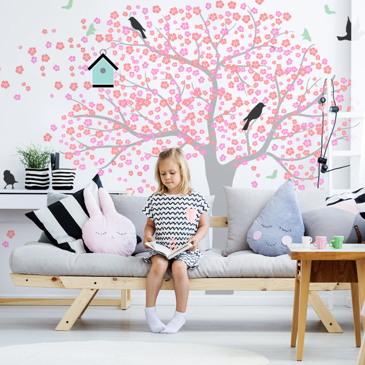 Nursery Blossom Tree Stencil