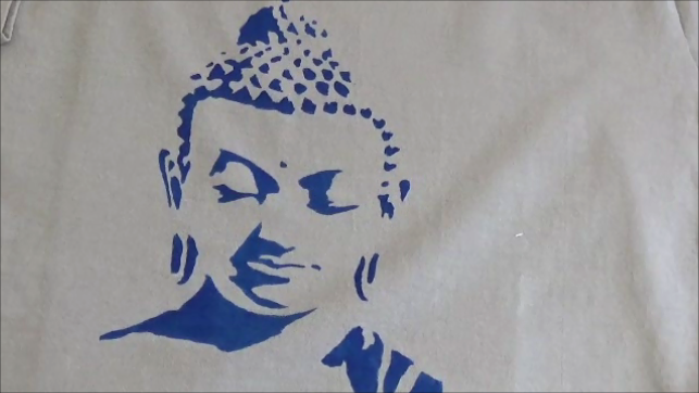 Buddha Stencil