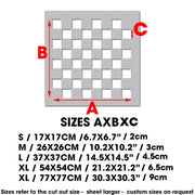 CHESS BOARD STENCIL, Checkered Pattern Stencil