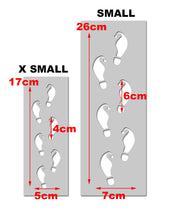 Naughty Elf Footprints Stencil