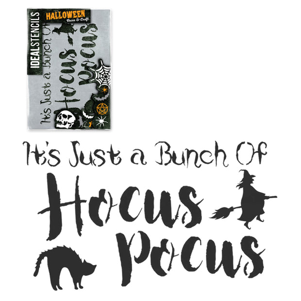 Hocus Pocus Halloween Stencil