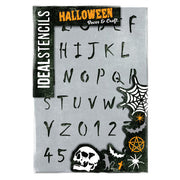 Halloween Horror Alphabet Stencil