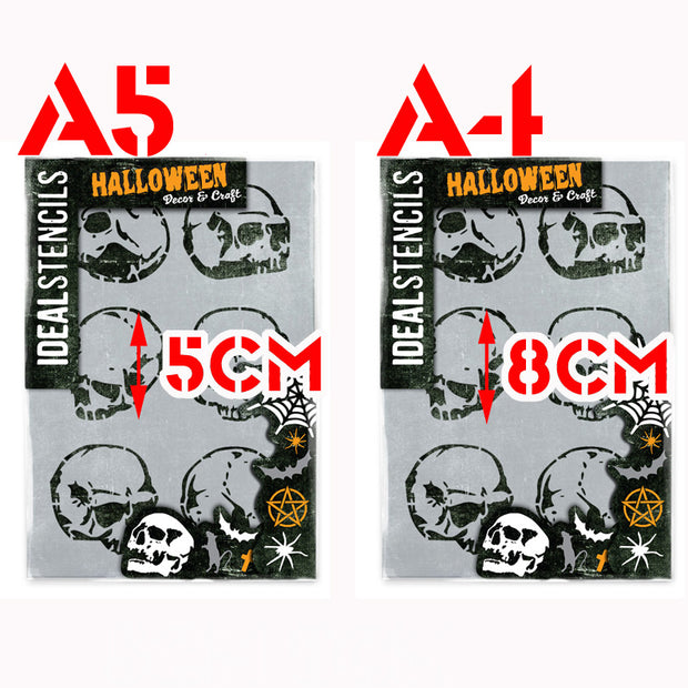 Skulls Craft Art Stencil