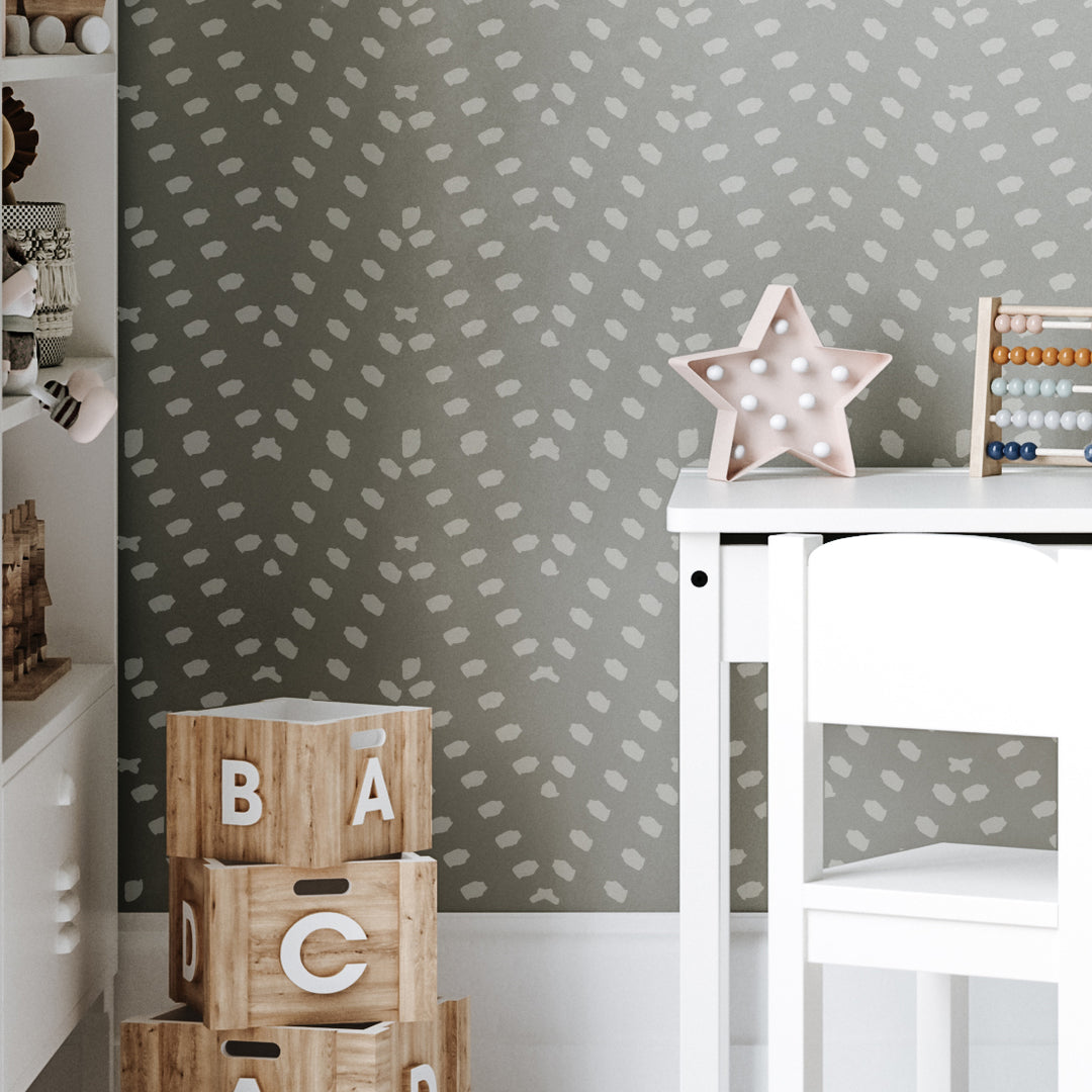 Pochoir Mural Zigzag Pour Chambre D'enfant – Motif Indigène – Réutilisable Et Facile à Utiliser