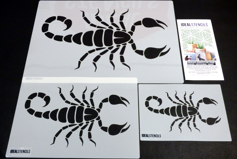 Scorpion Stencil, Art Craft Decor Stencil – IdealStencils