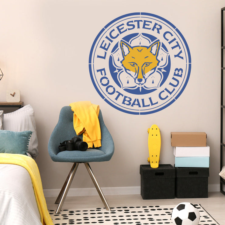 Leicester City Football Club Crest Stencil