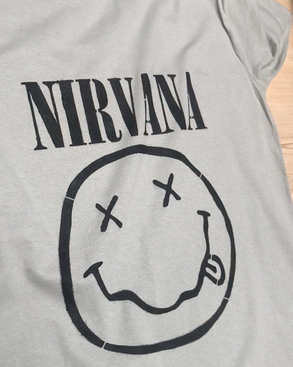 NIRVANA Smiley Face Stencil