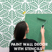 PYRAMID Wall Pattern Stencil, Primitive Boho Style Wall Decor