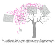 Nursery Blossom Tree Stencil
