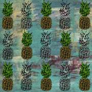 Pineapple Tropical Stencil