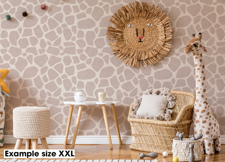 SAFARI Giraffe Print Stencil, Boho Nursery Wall Decor