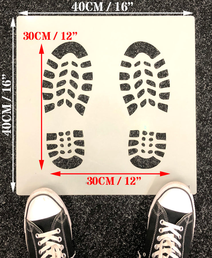 Shoe Print Template