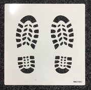 Boot print / Footprint / Shoe print -  Reusable Painting Stencil