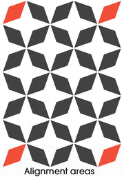 Soma Geometric Tile Stencil