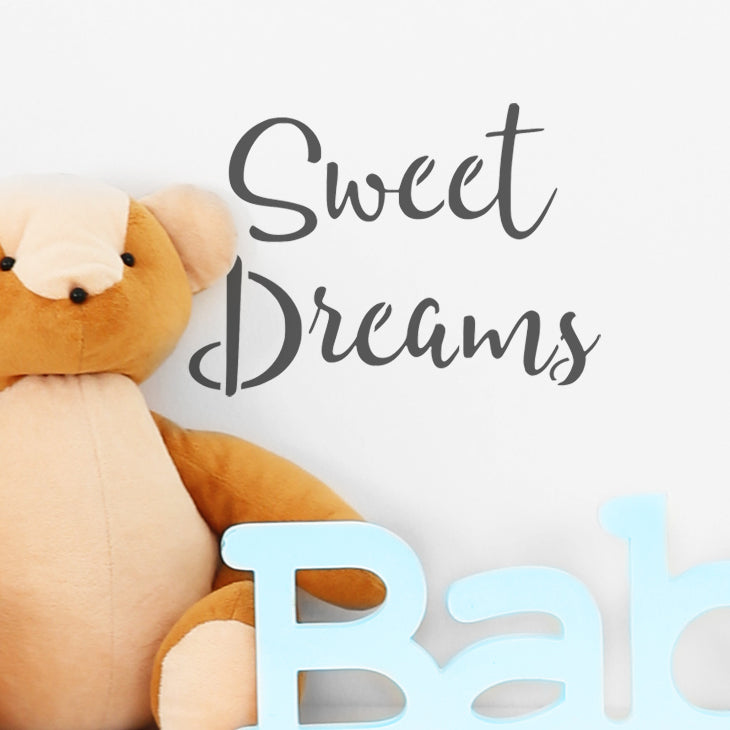 Sweet Dreams Nursery Stencil