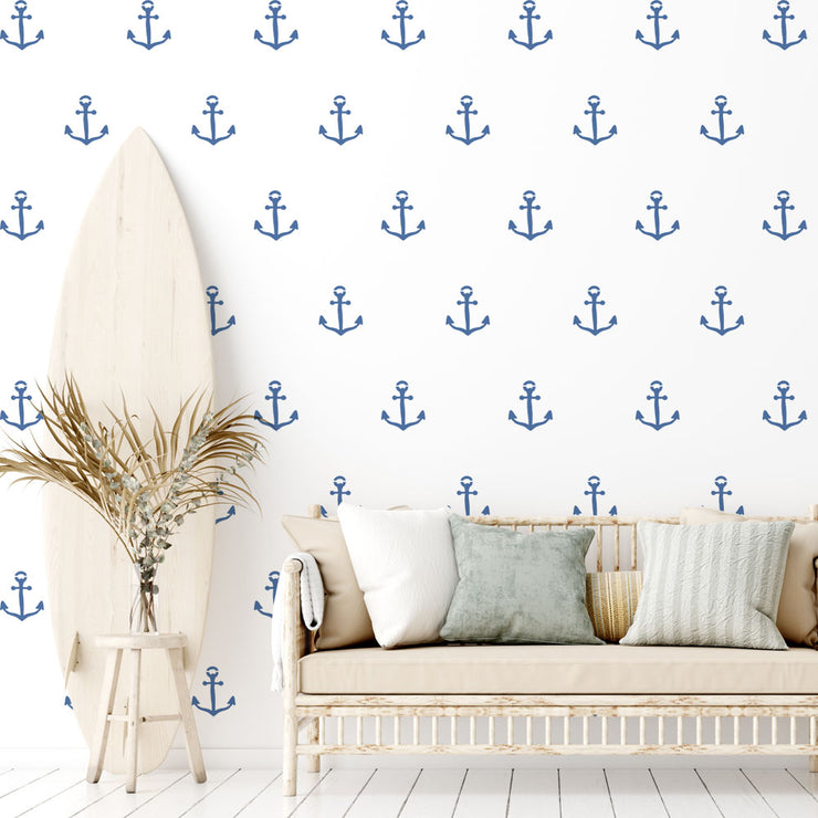 ALL ABOARD Anchor Pattern Stencil