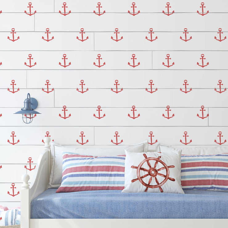 ALL ABOARD Anchor Pattern Stencil