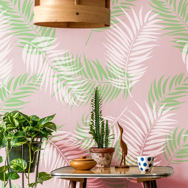 Areca Palm Leaf Stencil Pack x 3