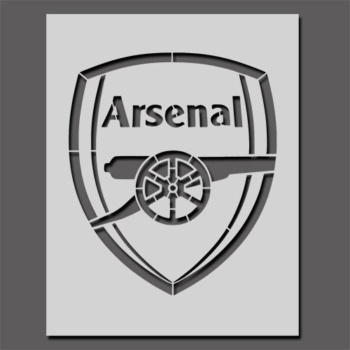 Arsenal Football Crest Stencil