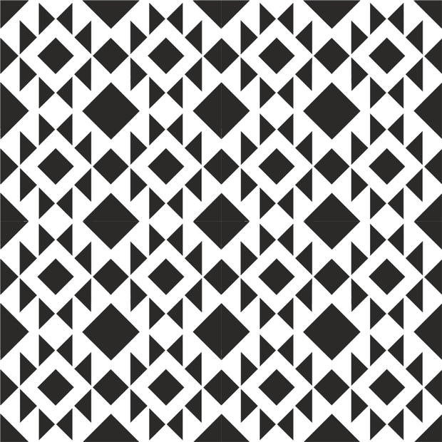 Aztec Style Pattern Stencil