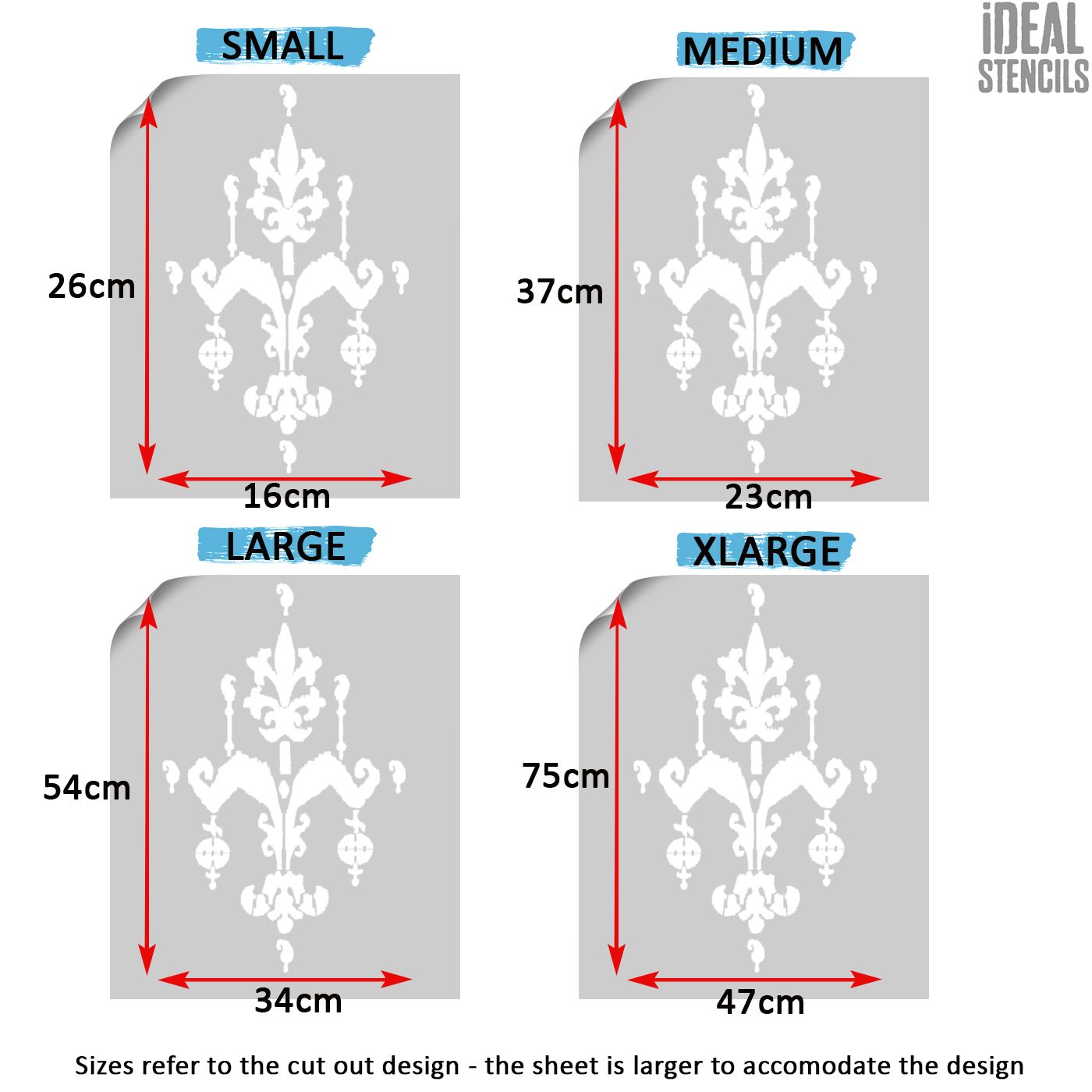 Bali Ikat wall pattern stencil - Home Decor | Ideal Stencils ...