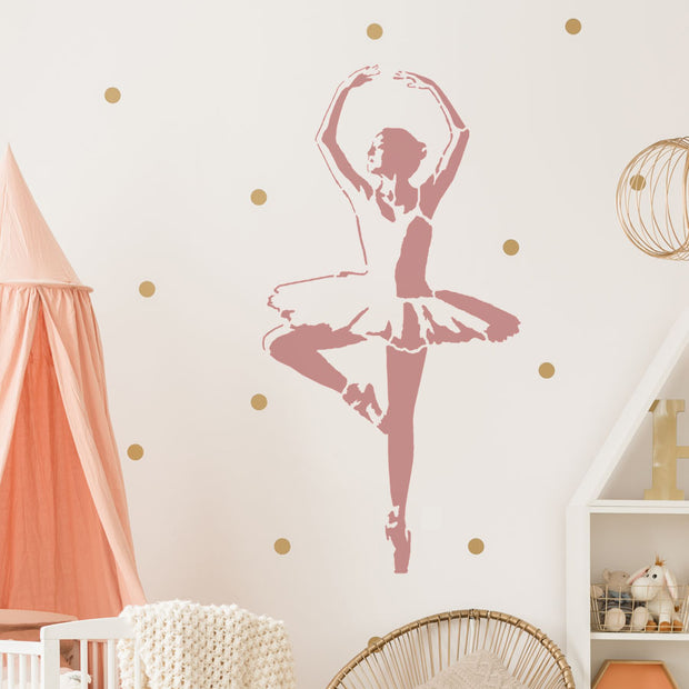 SYLVIE BALLERINA Stencil, Ballet Dancer Wall Art Painting Stencil