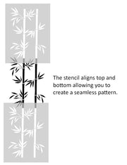 Bamboo Shoots Stencil