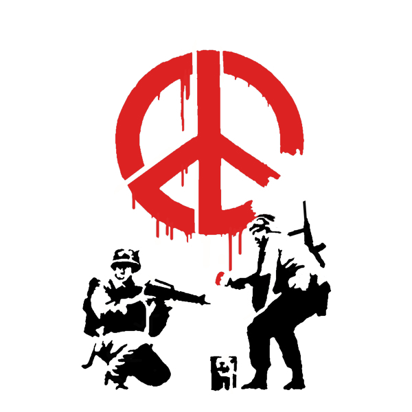 Banksy CND Soldiers Stencils