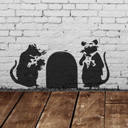 Banksy Doormen Rats Stencil
